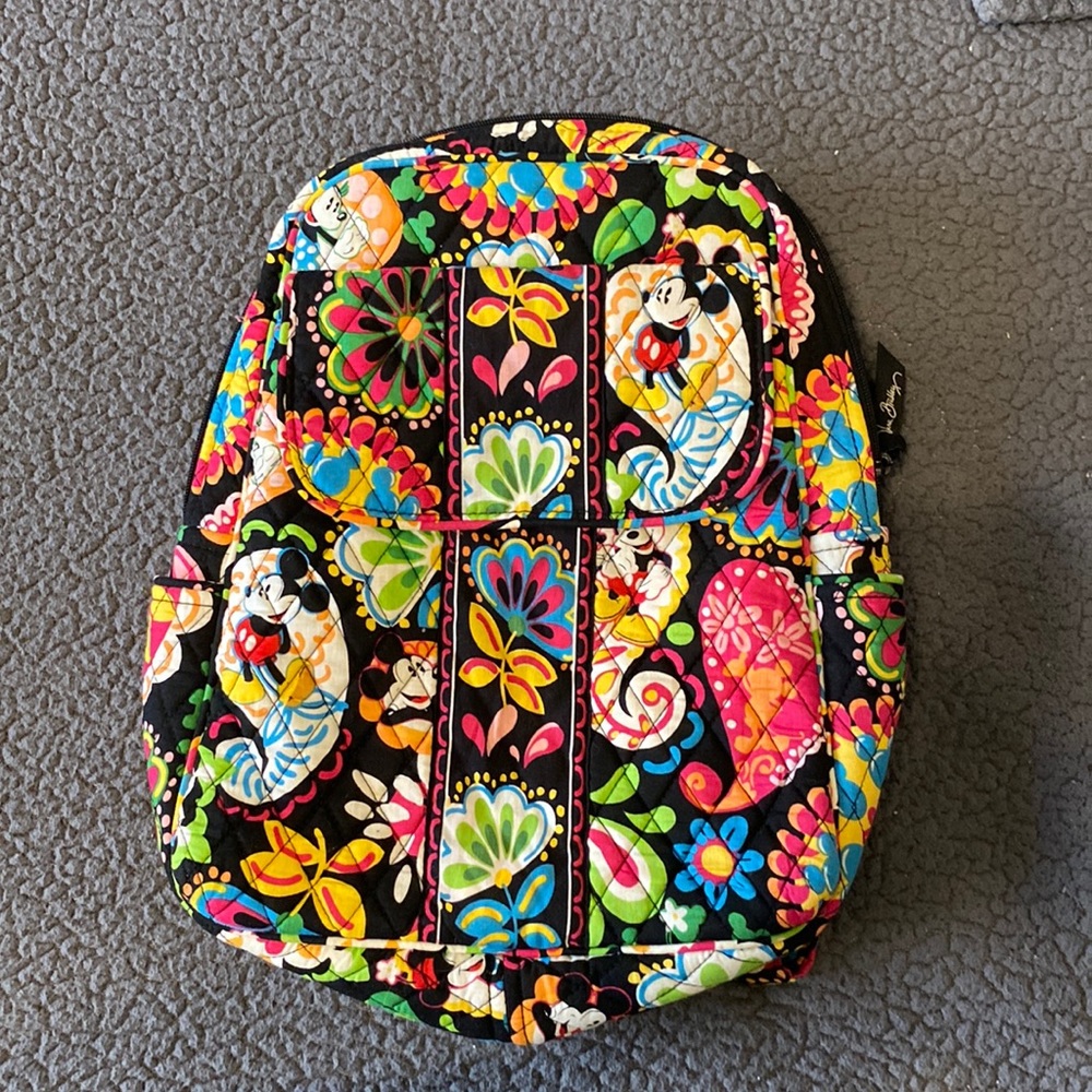EUC Vera Bradley Disney Quilted Mini Backpack
